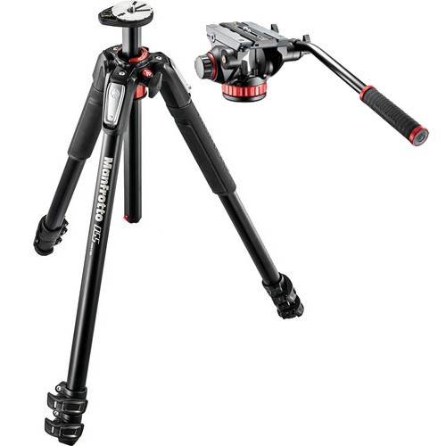 Manfrotto 502HD Pro Video Head & 055XPRO3 Tripod Kit at
