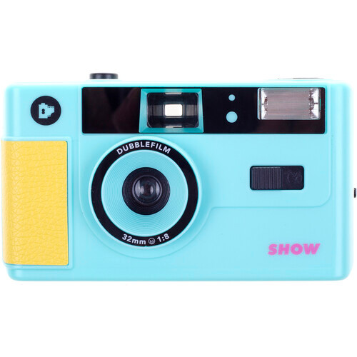 dubblefilm SHOW 35mm Reusable Film Camera (Turquoise)