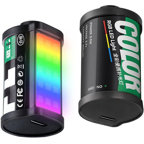 Magnetic Rib Led Light TTArtisan Mini Magnetic RGB LED Light (Black)