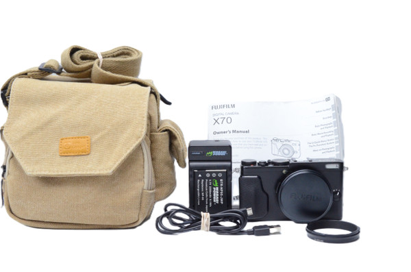 fujifilm x70 付属品多数 Pre-Owned - Fujifilm X70 Digital Camera (Black)