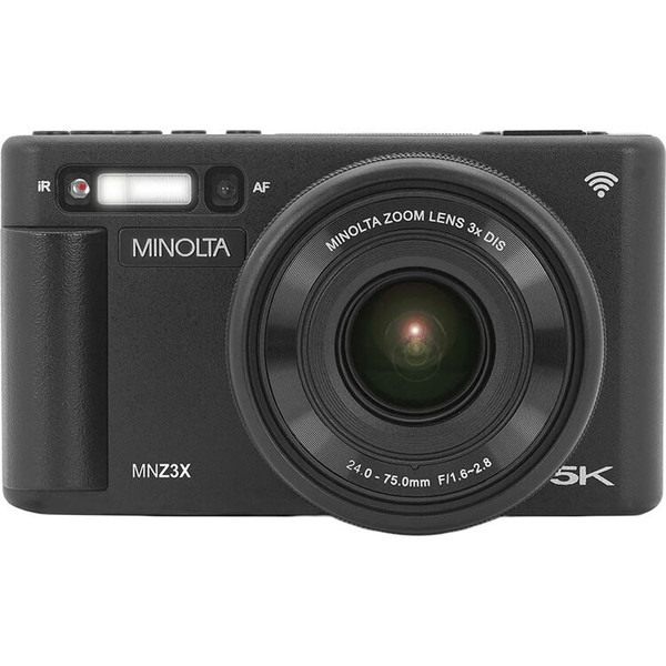 Minolta - MNZ3X Digital Camera (Black) at acephoto.net