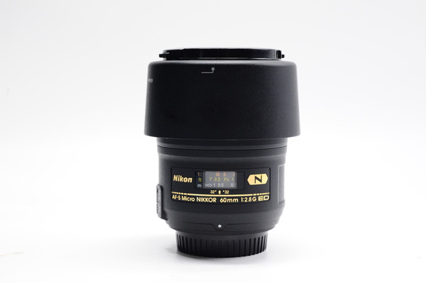 Pre-Owned - Nikon AF-S 60mm AF-S F2.8G ED Nano Micro-Nikkor