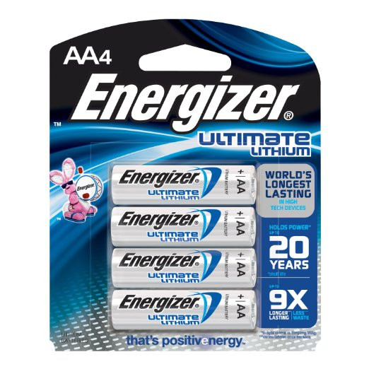 Energizer Ultimate Lithium Batteries, Lithium, AA, Batteries & Lighting