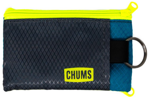 Chums Surfshorts Wallet - Teal/Gray