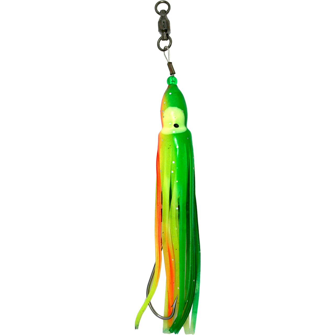 Squid Skirt Hoochie Lure - Zucchini