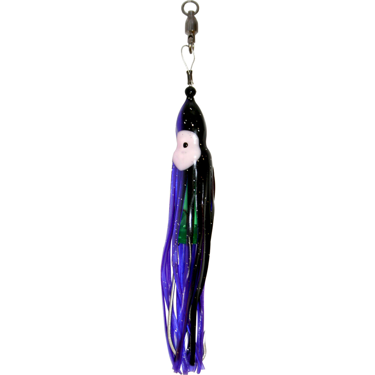 Squid Skirt Hoochie Lure - Black & Purple