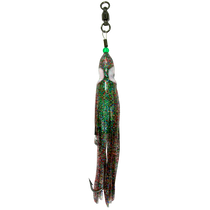 Squid Skirt Hoochie Lure - Sardine Sparkle Squid Skirt Hoochie Lure - Sardine Sparkle