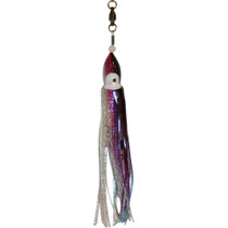 Squid Skirt Hoochie Lure - Purple & Silver Sparkle Squid Skirt Hoochie Lure - Purple & Silver Sparkle