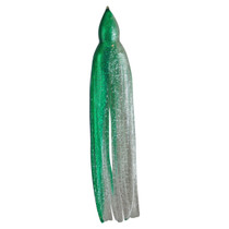 Green and Silver Sparkle Squid Skirt