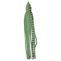 7.5 inch UV / Glow In The Dark Tiger  Squid Skirt 7.5 inch UV / Glow In The Dark Tiger  Squid Skirt