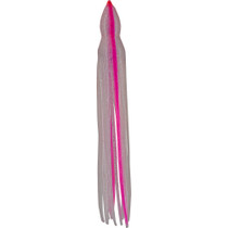 8.5 Inch UV / Glow In The Dark with Pink Stripe Squid Skirt 8.5 Inch UV / Glow In The Dark with Pink Stripe Squid Skirt