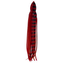 7.5 Inch Blood Red Tiger Squid Skirt 7.5 Inch Blood Red Tiger Squid Skirt