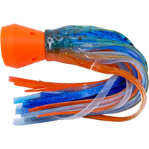 Jet Head Smoker - Ice Blue Speckle and Orange