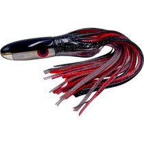 9.5 inch Black and Red Bullet Head Trolling Lure