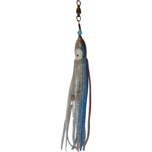 Squid Skirt Hoochie Lure - Black & Yellow