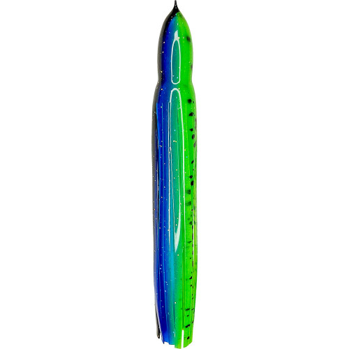 Blue and Green Spekle with Black Stripe from Squid Skirts