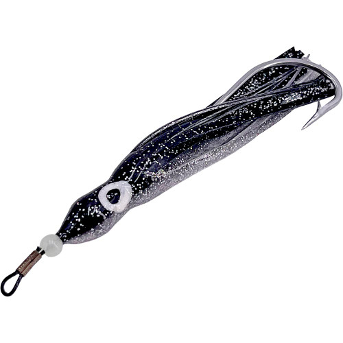 Squid Skirt Minnow - Black and Silver