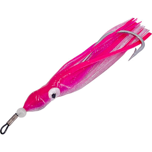 Squid Skirt Minnow - Pink and Silver