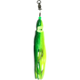 Squid Skirt Hoochie Lure - Green & Yellow