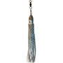 Squid Skirt Hoochie Lure - Blue Speckle & Silver Sparkle