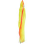 2.5 Inch Yellow with Orange StripesSquid Skirt With Eyes