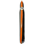 Petro Black and Grey with Orange Stripe with eyes from Squid Skirts