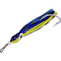 Squid Skirt Minnow - Blue and Silver Twin Mamba with Yellow Stripe