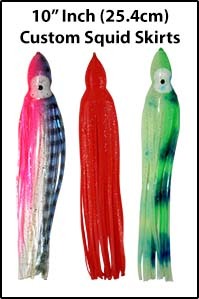 10" Custom Replacement Lure Skirts