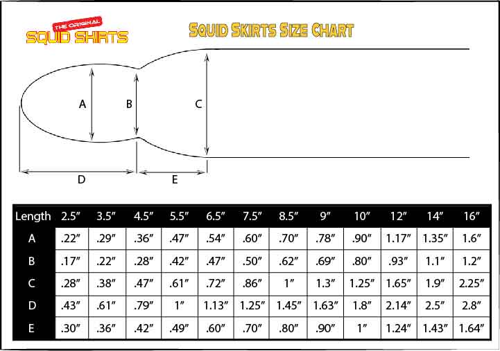 Skirt Size Chart 