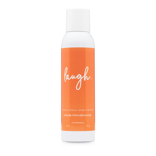6 oz. Laugh Home Fragrance with essential oils.