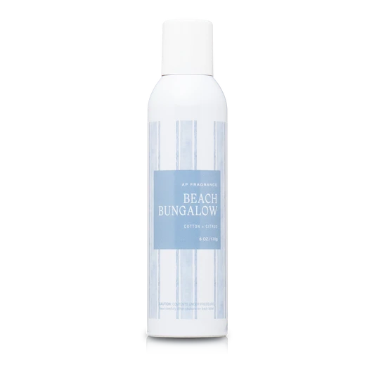 6 oz. Beach Bungalow Home Fragrance, with essential oils.