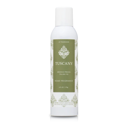 6 oz. Tuscany Home Fragrance, with essential oils.