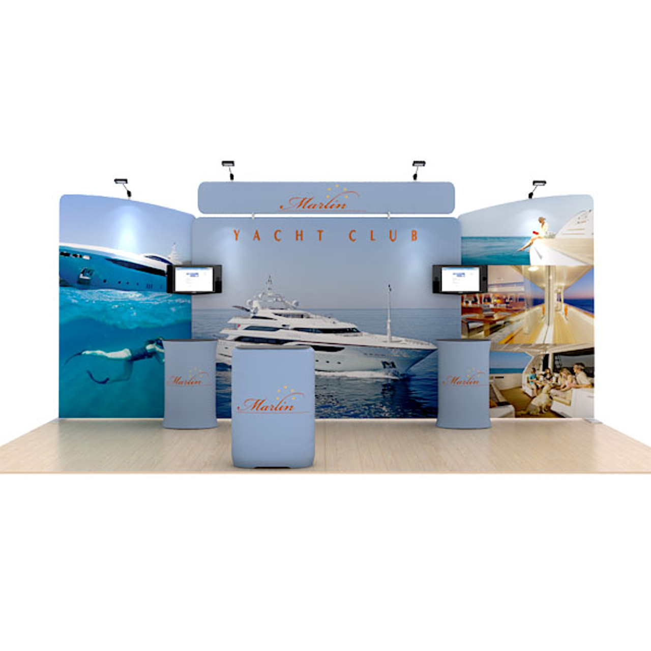 WaveLine 20ft Straight Marlin Kit B, Trade Show Displays