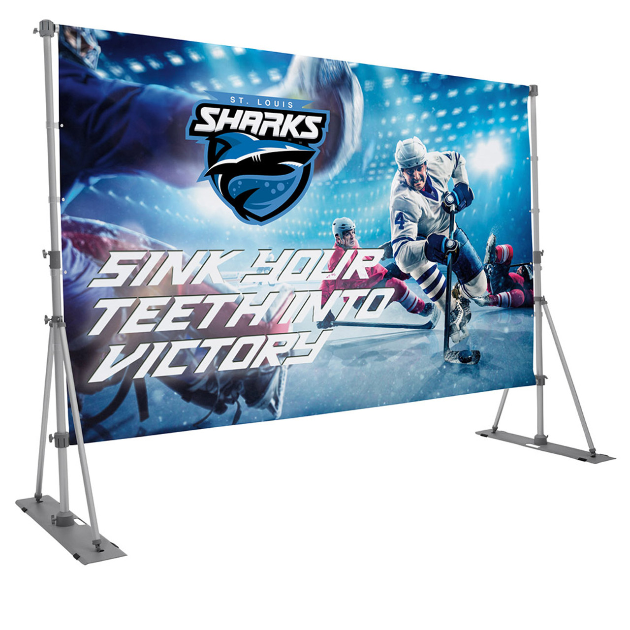 10ft Headliner Display Full-Color Dye Sublimation Banner Kit