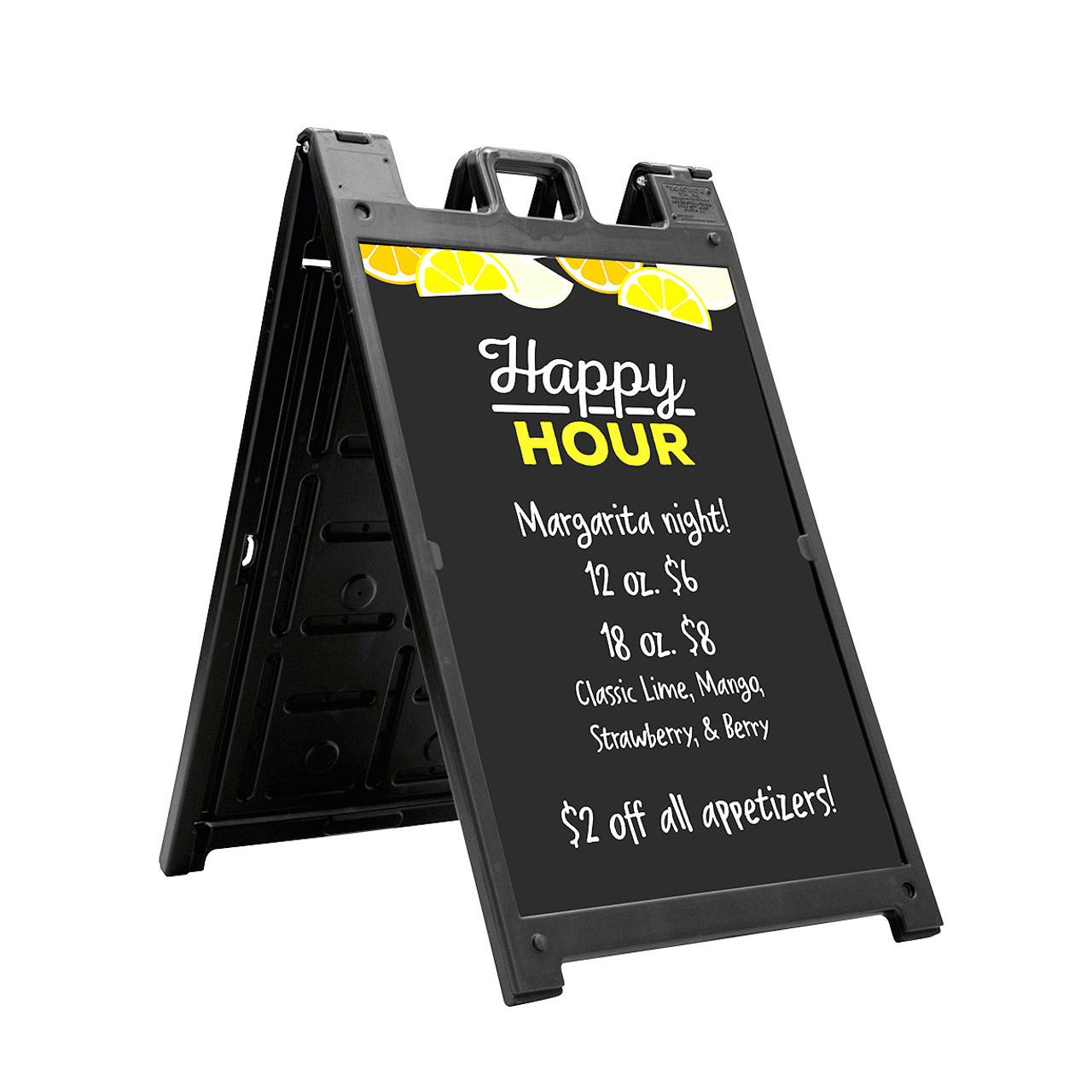 Signicade Deluxe A-frame Imprinted Chalkboard Kit (Single-Sided)