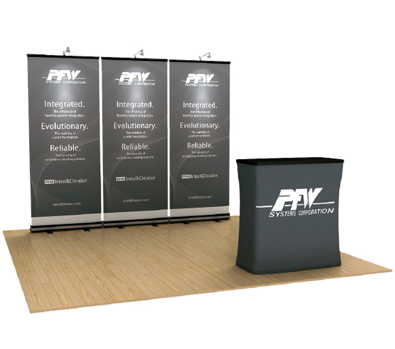 Brandstand Retractable Banner Stand Kits Trade Show Display