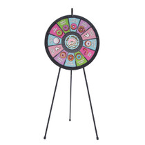 Promotional Prize Wheel Kit with Telescoping Legs Floor Stand