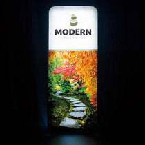 3ft LitFit Wall Light Box Display - Double-Sided