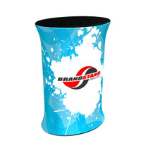 Brandcusi Fabric Counter Podium with Graphic 