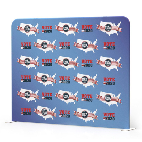 Step and Repeat Banners Wave Tube 10' Straight Display 