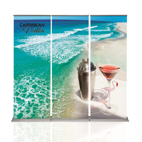 Retractable Banner Stand Back Wall (includes fabric graphics) 