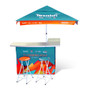 Bar Set W/ 6′ Umbrella and 4 Stools – Fully Printed