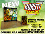 8ft VBURST Curved Backlight Fabric Pop-up Display Kit