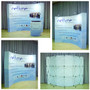 8ft OneFabric Curved Pop Up Display