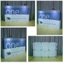 OneFabric 8ft Straight Tabletop Pop up Display