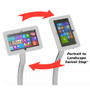 Surface 2 Portable iPad Kiosk Trade Show Stand