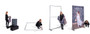 Expand Lightbox Portable LED Double-sided Lightboxes Display