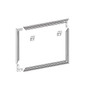 Wall Mounted Aluminum Extrusion Frame System - Call for Quote 1-866-652-6126