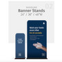 24x60 WaveLine Banner Stand Double-sided