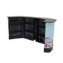 Exhibition XL Counter Kit - 86" W x 37.87" H x 35" D